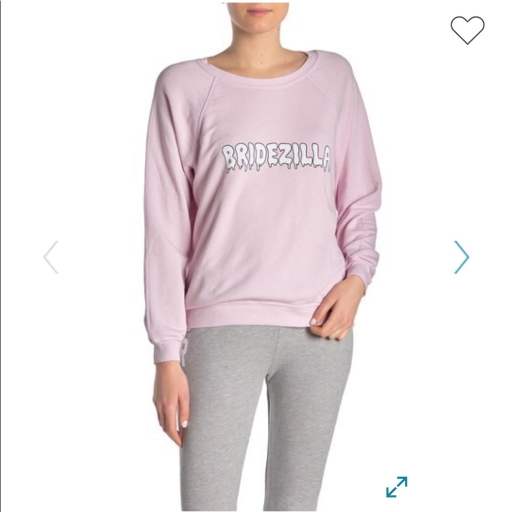 NWT WILDFOX Sommers Bridezilla Sweatshirt